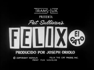 This is the Avatar Image for the Felix the Cat (Jorge Arvizu) Latin American Spanish Dub AI Voice and Text to Speech Generator